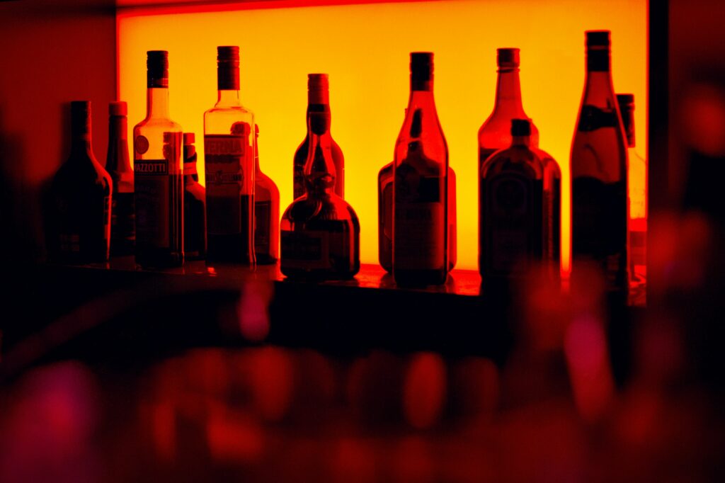 Wine bottles